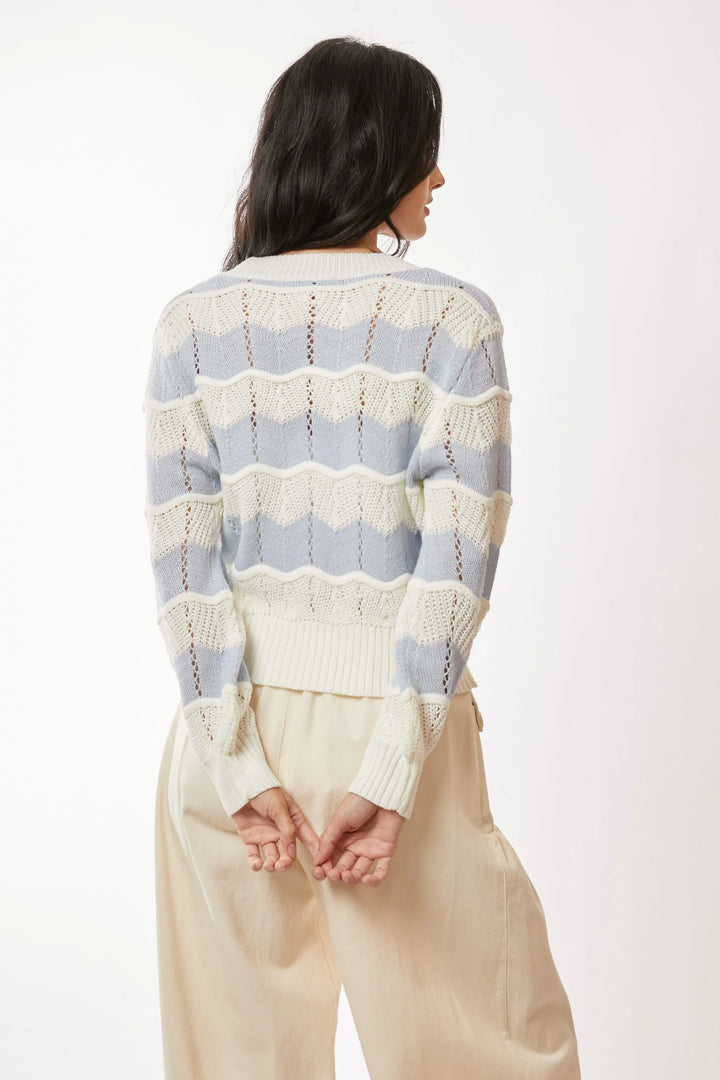 Davi & Dani Button Up Front V Neckline Cardigan Sweater Cardigans