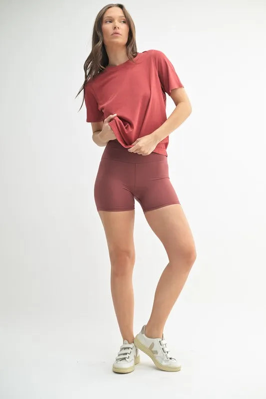 MONO B Round Neck Short Sleeve T-Shirt