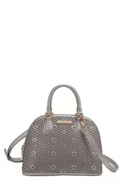 PEWTER OS Gracie Dome Satchel | Handbags Daverri Fashions