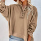 Exposed Seam Long Sleeve Hoodie - DAVERRI FASHIONS
