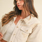 MABLE Embroidered Quilted Cropped Jacket