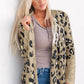 Printed Long Sleeve Cardigan - DAVERRI FASHIONS