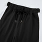 Daverri Fashions black drawstring pants with silver accents