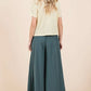 Mittoshop Pleated Wide Leg Pants - DAVERRI FASHIONS