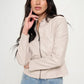 Coalition LA Zip Up Vegan Leather Moto Jacket - DAVERRI FASHIONS