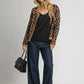 Umgee Leopard Print Button-Down Cardigan - DAVERRI FASHIONS