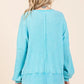 Mittoshop Mineral Wash Waffle Long Sleeve Sweatshirt Sweatshirts