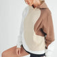 Aemi + Co Color Block Hoodie with Kangaroo Pocket - DAVERRI FASHIONS