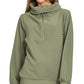 Zenana Ribbed High Neck Half Zip Pullover & Pants Set Outfit Sets