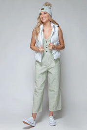 Snobbish Zip Up Quilted Hooded Vest | Vest Jackets Daverri Fashions