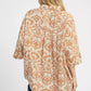Umgee Abstract Print Button-Up Oversized Shirt - DAVERRI FASHIONS
