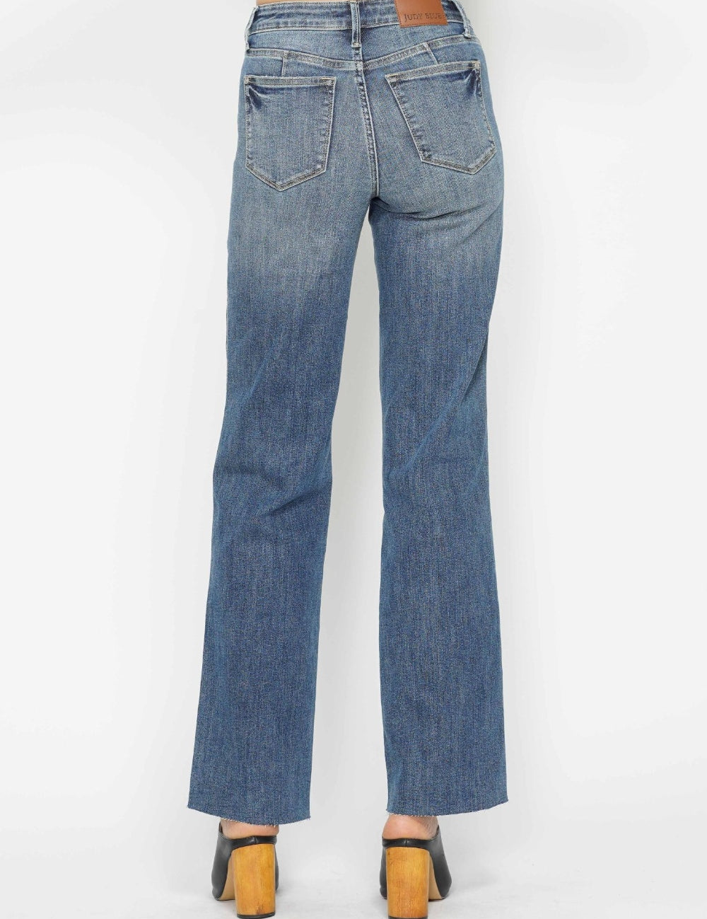 Judy Blue Full Size Tummy Control Straight Jeans | Daverri Fashions