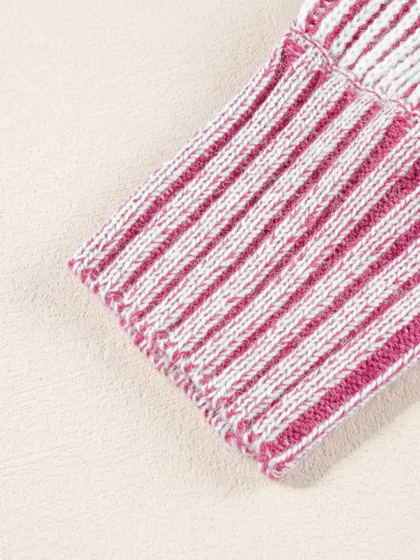 Striped Boat Neck Casual Sweater - DAVERRI FASHIONS