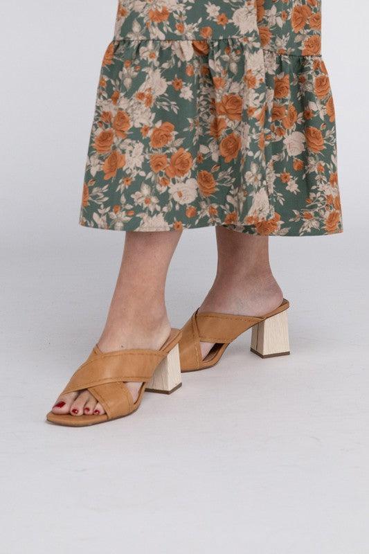 Jade - Strappy Stitched Mule MULES