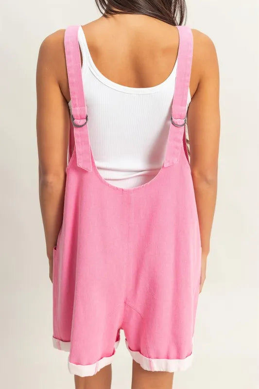 HYFVE V-Neck Pocket Detail Romper Rompers