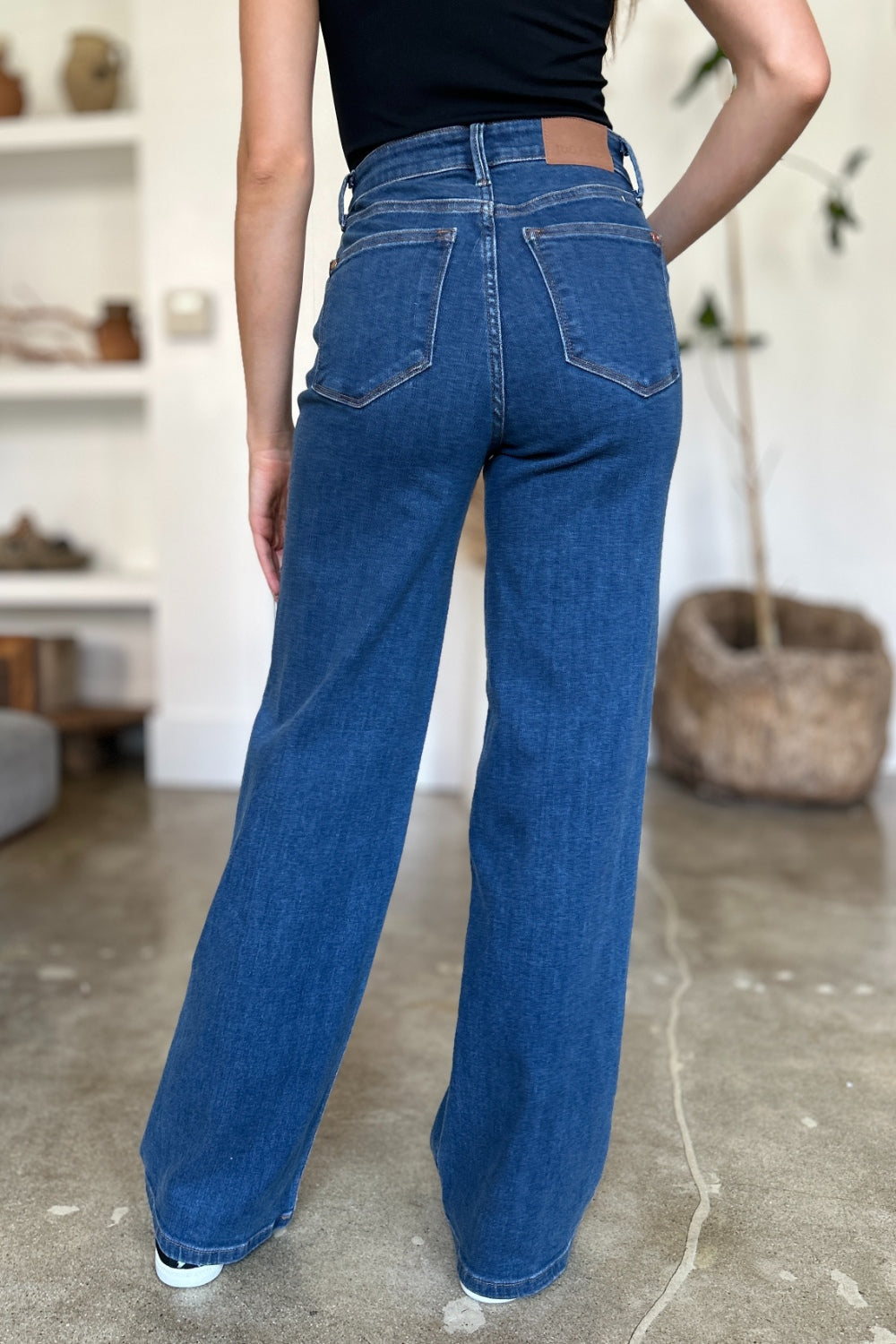 Judy Blue Full Size High Rise Straight Jeans | Daverri Fashions
