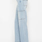 Judy Blue Full Size High Waist Straight Cargo Jeans - DAVERRI FASHIONS