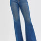 RISEN High Rise Flare Jeans - DAVERRI FASHIONS
