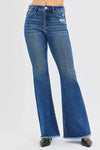 RISEN High Rise Flare Jeans - DAVERRI FASHIONS