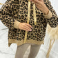 Leopard Dropped Shoulder Hoodie - DAVERRI FASHIONS