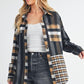 Aem+Co Curved Hem Plaid Button Up Shirt Shirts