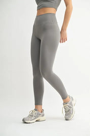 MONO B Venice Cloud Light Contour High-Waisted Leggings | Daverri Fashions