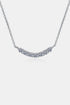 1.4 Carat Moissanite 925 Sterling Silver Necklace - DAVERRI FASHIONS