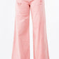 American Bazi Blush Pink High Waist Distressed Wide Leg Jeans Blush Pink 5 Jeans