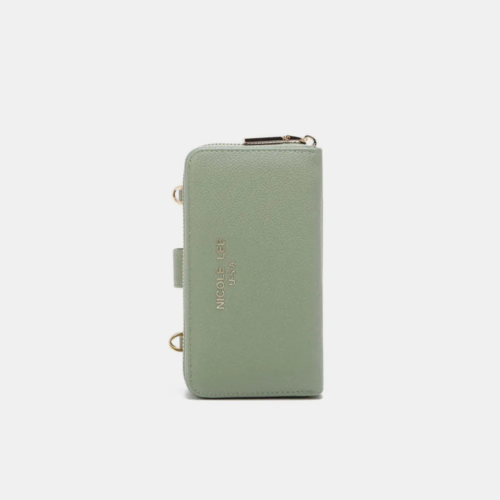 Nicole Lee USA 2 Piece Phone Case Crossbody Wallet Wallets