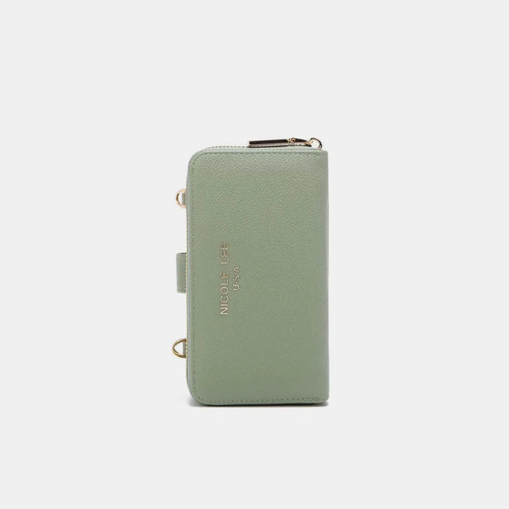 Nicole Lee USA 2 Piece Phone Case Crossbody Wallet Wallets