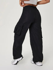Drawstring Wide Leg Pants | Pants Daverri Fashions