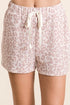 BiBi Leopard Terry Shorts With Drawstring BLUSH Shorts