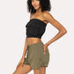 MONO B Cargochic Ribstop Tube Top