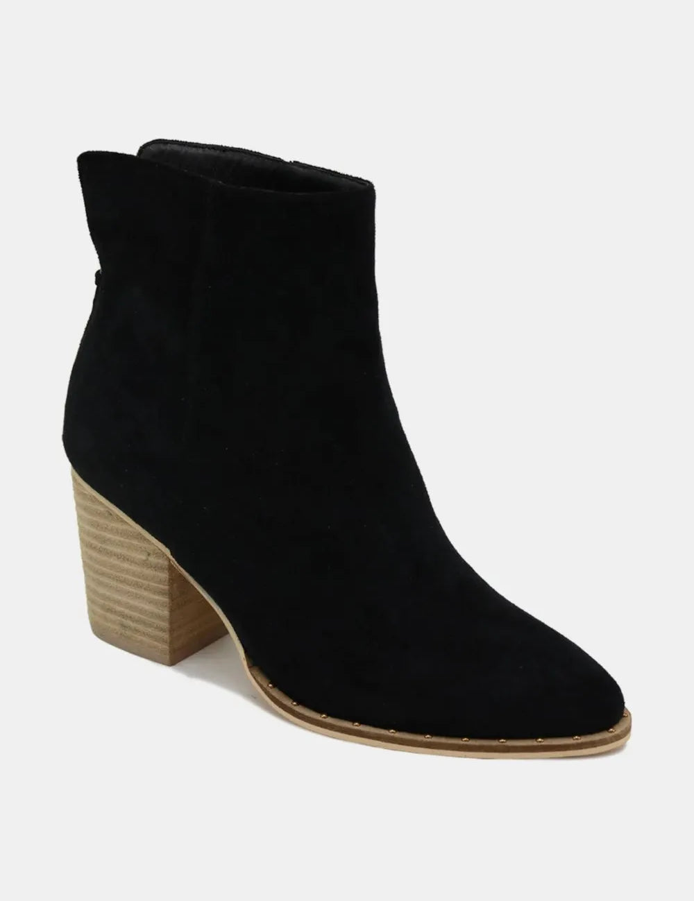 Beast Fashion Suede Point Toe Ankle Booties | Boots Daverri Fashions