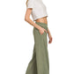 Zenana Ribbed High Neck Half Zip Pullover & Pants Set Outfit Sets