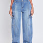 YMI Jeanswear High-Rise Straight Cargo Jeans Cargo Jeans