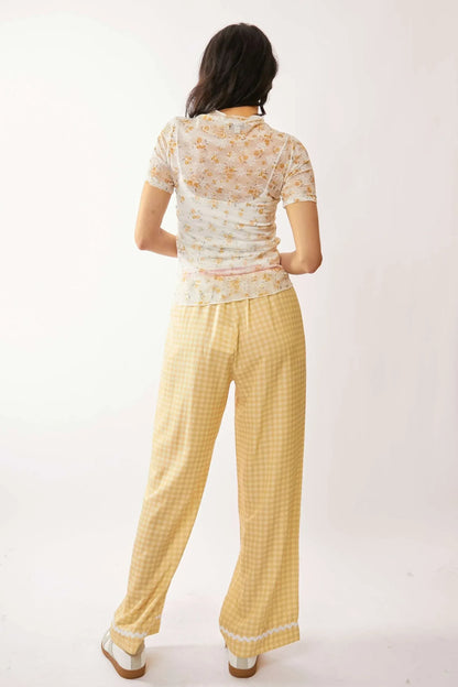 Davi & Dani Loose Turtle Neck Lace Mesh Sheer Top - DAVERRI FASHIONS