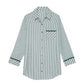 Striped Long Sleeve Button-Up Shirt - DAVERRI FASHIONS