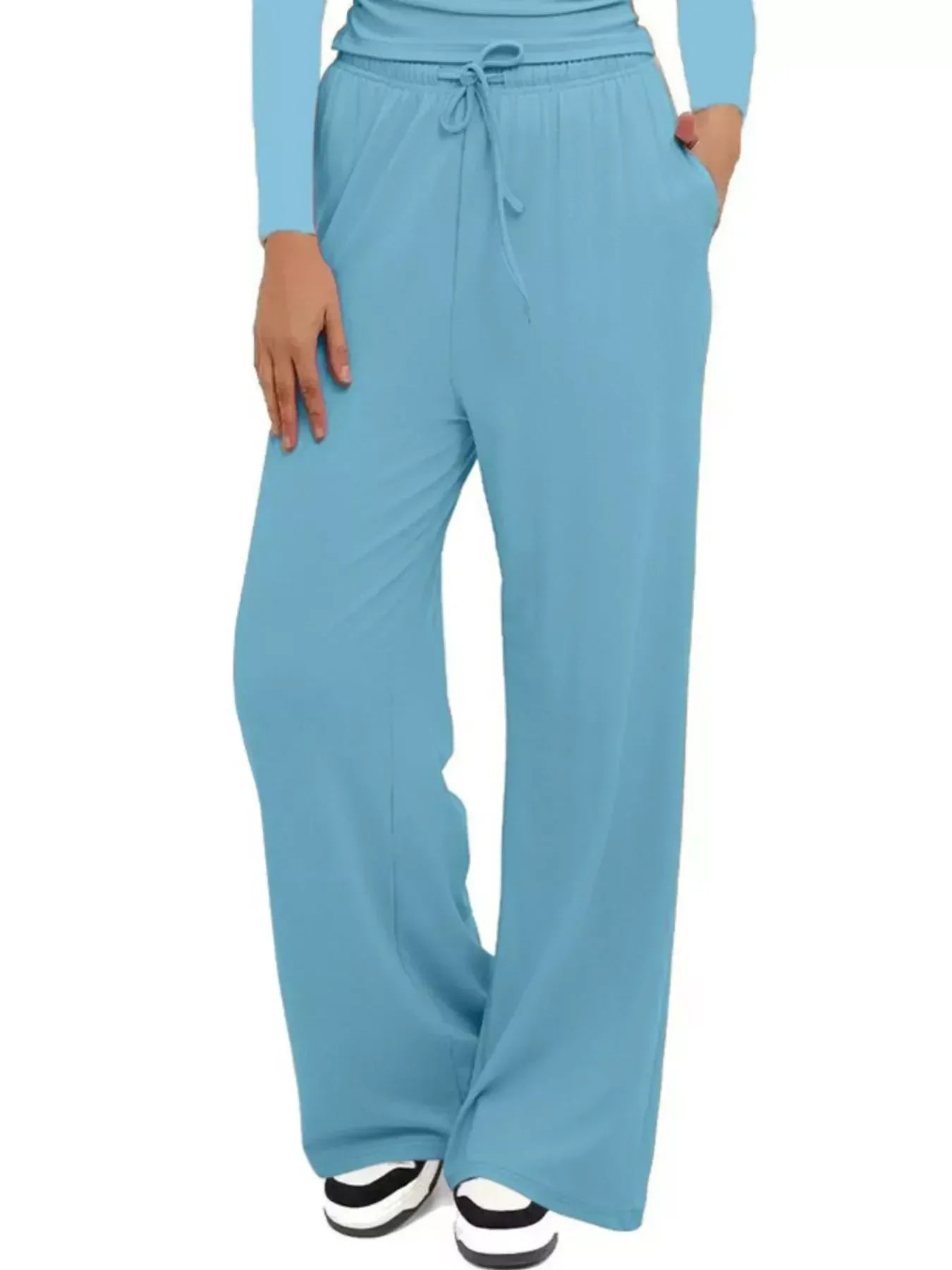 Daverri Fashions Full Size Casual Long Sleeve Top and Pants Set Plus Size - DAVERRI FASHIONS