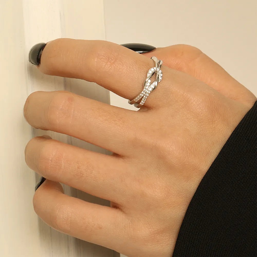 Zircon 925 Sterling Silver Ring | Rings Daverri Fashions