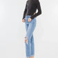Kancan High Rise Distressed Mom Jeans - DAVERRI FASHIONS