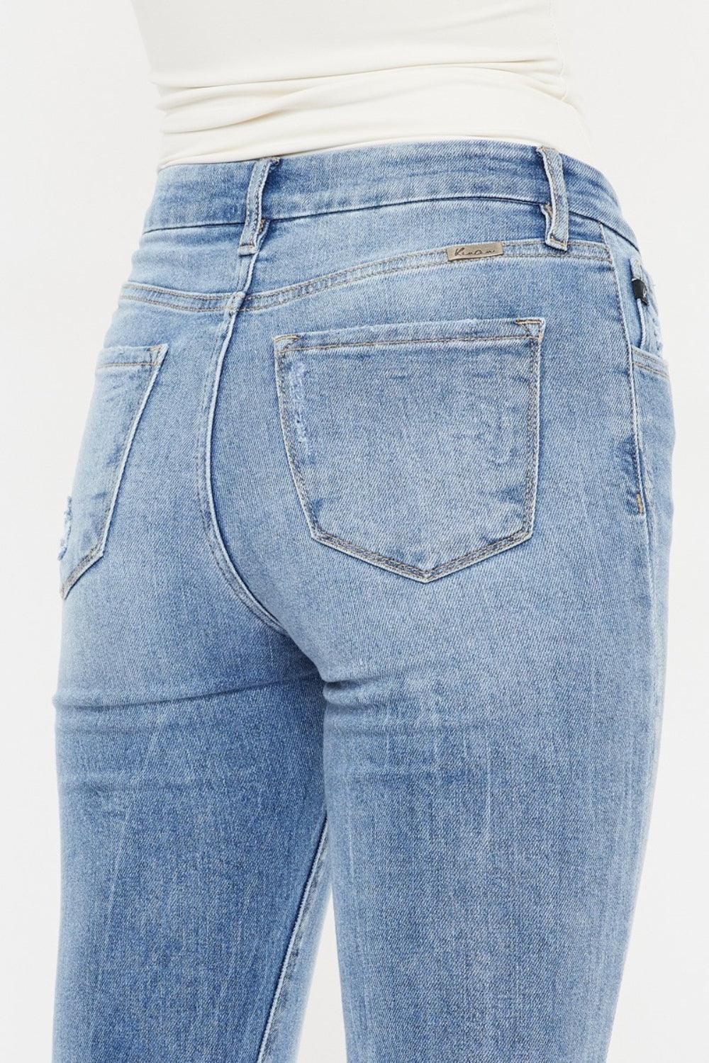 Kancan High Waist Cat's Whiskers Skinny Jeans | Daverri Fashions