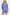 Zenana V-Neck Long Sleeve Ribbed Top and Shorts Set Blue Purple Short Sets