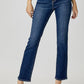 RISEN Full Size High Waist Straight Jeans Dark 1