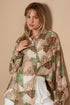 POL Button-Down Long Sleeve Printed Shirt - DAVERRI FASHIONS