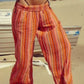 Striped Wide Leg Pants - DAVERRI FASHIONS