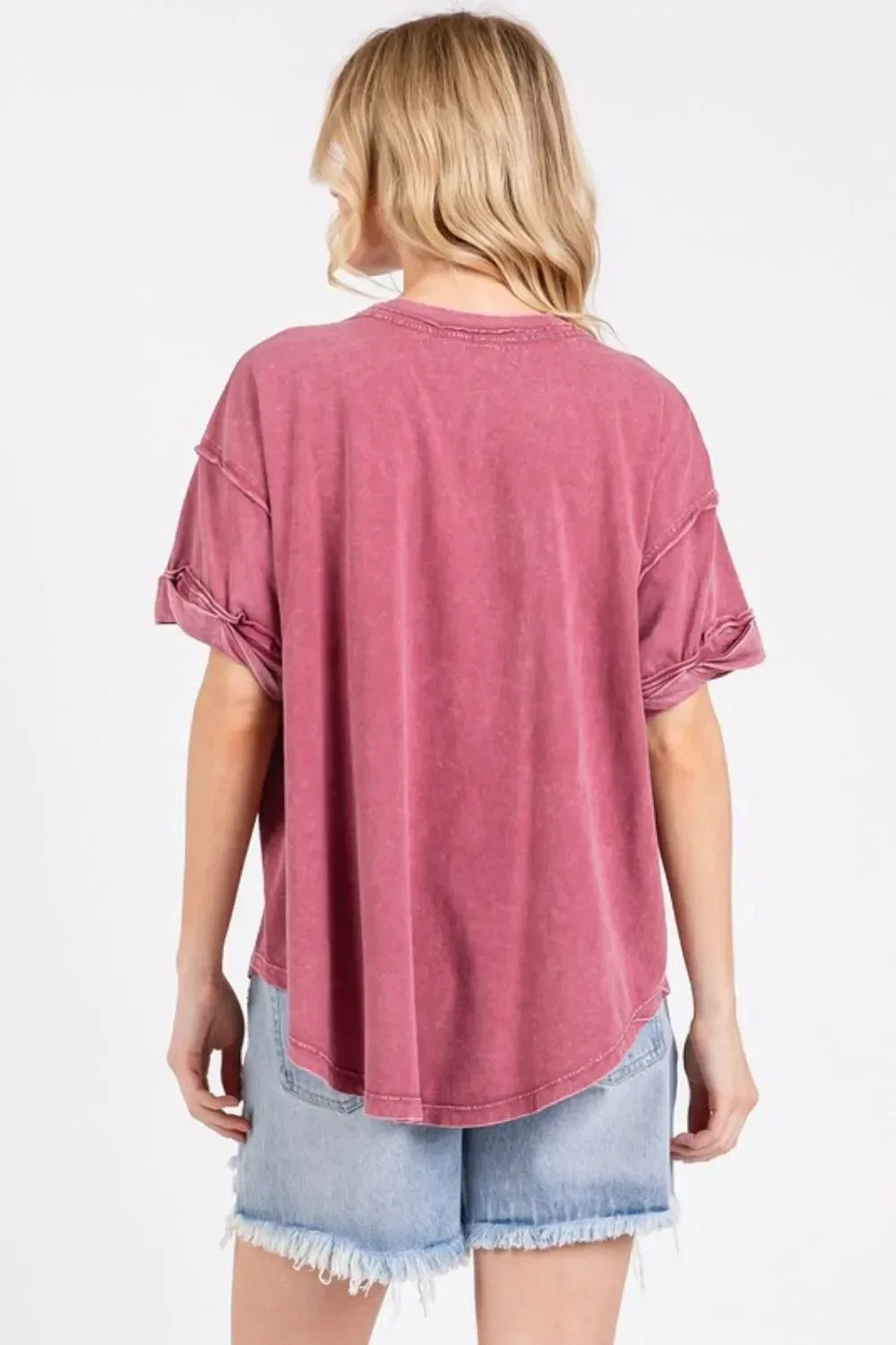 Mittoshop GAME DAY Round Neck Short Sleeve T-Shirt - DAVERRI FASHIONS