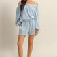 HYFVE Off Shoulder Top and Shorts Set