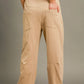 Umgee Cargo-Inspired Drawstring Pants Cargo Pants