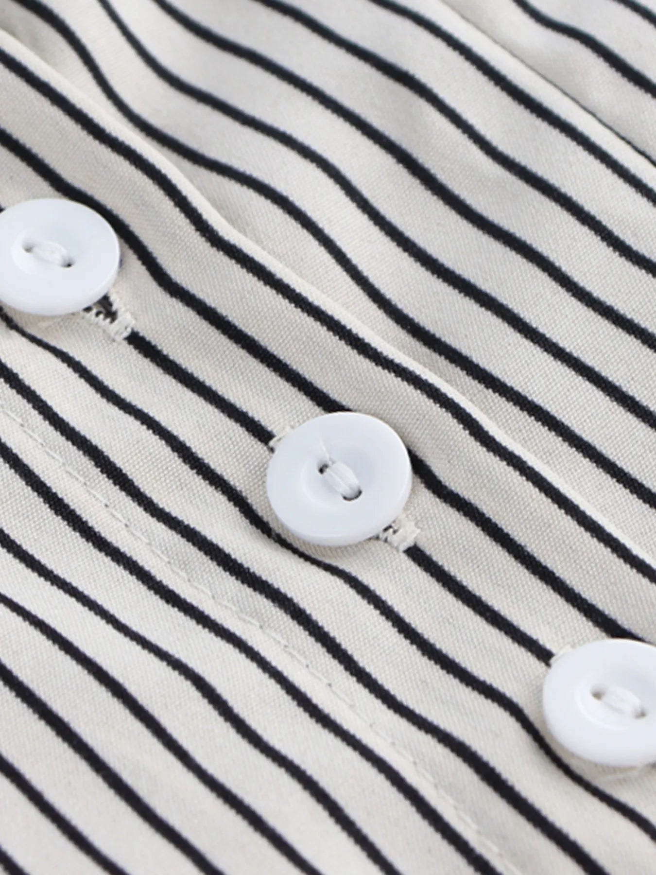 Striped Short Sleeve Button-Up Shirt | Daverri Fashions